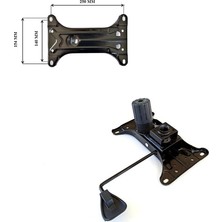 MSP Ofis Büro Çalışma Koltuğu Için Tek Kol Metal Şase Mekanizma (15X25CM) Yedek Parça