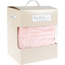MSP Embos Peluş Bebek Battaniyesi Pembe