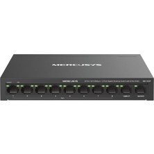 MSP MS110CP | 10 Port Poe+ Switch | 8 Port Poe Kamera Switch | 2 Gigabit Uplink | 65W | 250M Extend | Vlan | Network Switch | Güvenlik Sistemi Uyumlu
