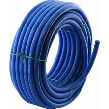MSP Mavi Kauçuklu Bahçe Hortumu 25 Metre Ekstra Kalın Sağlam Su Sulama Yıkama Hortum 12.5 mm 1/2"