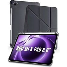 MSP Pad Mini/redmi K Pad 8.8” Uyumlu Tri Folding Kalem Bölmeli Uyku Modlu Akıllı Kılıf