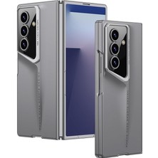 MSP Samsung Galaxy Z Fold 7 Kılıf Kamera Korumalı Ince Sert Silikon Kapak Gri