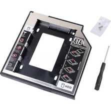 MSP 9.5mm Sata HDD Harddisk Caddy Kızak Kutu Laptop SSD Notebook Ikinci HDD Takma