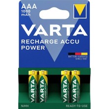 MSP Recharge Accu Power Aaa 1000 Mah Şarj Edilebilir Pil, 4'lü, 4008496773824
