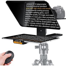 MSP TC12 Dslr/aynasız Kamera ve Tablet Için Teleprompter, 12,9"'ye Kadar | Profesyonel Video Çekimleri, Vlogging, Canlı Yayın Için Teleprompter.