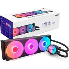 MSP Kraken Core 360 Rgb - Aıo Cpu Sıvı Soğutucu - 360 mm Radyatör - 360 mm Tek Çerçeve Fan - Amd Am5/am4 ve Intel Lga 1851/1700/1200/115X ile Uyumlu - Siyah