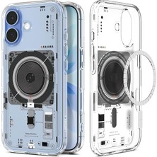 MSP iPhone 17 ile Uyumlu Magsafe Kılıf Ultra Hybrid Neo One Mag Fit Sararmaya Dayanıklı Tasarım Siyah Şeffaf Kapak - ACS10090 (Spigen Tr Garantili)