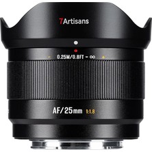 MSP Af 25 mm F1,8 Aps-C E-Objektif, 180 G, Büyük Diyafram, Yüz/göz Algılamalı Otomatik Odaklama Objektifi, Sony E Mount A6000/A5000/A3000/A6700 ile Uyumlu