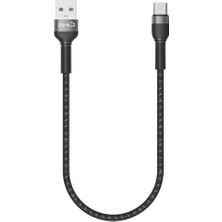 MSP ve Güçlü, Dayanıklı ve Hızlı 30CM Type-C USB Kablo, 5A Hızlı Şarj ve 480MBPS Data Veri Aktarımı