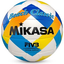 MSP Classic BV543C-VXA-Y Plaj Voleybolu Topu, Yetişkinler Unisex, Çok Renkli (Çok Renkli), Tek Boyut