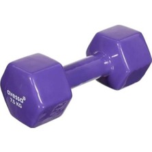 MSP 7,5 kg Vinly Pvc Dambıl Mor, Krl-7,5kgpvc