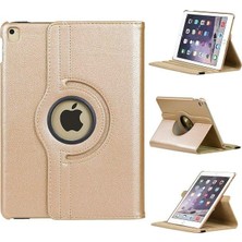 MSP ipad 9. Nesil 10.2" ile Uyumlu Kılıf 360 Dönebilen Standlı Case A2602 A2603 A2604 A2605 Gold
