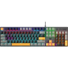 MSP S500 Blue Switch Rgb Makrolu Kablolu Gaming Mekanik Oyuncu Klavyesi