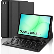 MSP Moveteck Samsung Galaxy Tab A11+ ile Uyumlu Bluetooth Klavyeli Kılıf, SM-X230, Siyah, Kalem Bölmeli