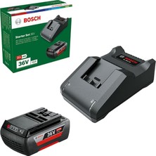 MSP Home And Garden 36 Volt Akü Başlangıç Seti (1 Akü 36 V 2.0 Ah, Şarj Cihazı Al 36V-20, Karton Pakette)
