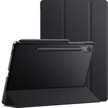 MSP Moveteck Samsung Galaxy Tab S10 Fe Plus 13.1 Inç ile Uyumlu Smart Case Kılıf, Siyah