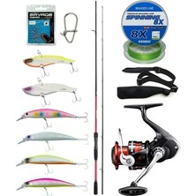 MSP Olta Seti Shimano Sienna Spinning Eva 2,41M 10-35G Spin Kamışı&shimano Sienna 4000 Fg Spin Makinesi