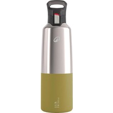 MSP Quechua Outdoor Paslanmaz Çelik Termos - 1 L - Pratik Kapak - Haki - 900 Haki