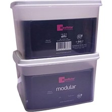 MSP Moonstar Süzgeçli Peynir Saklama Kabı 2 Lt x 2ADET Bpa FREE-MS06