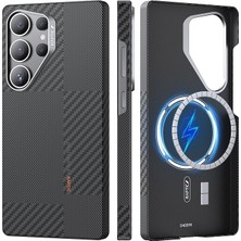 MSP Samsung Galaxy S25 Ultra Için Mondrian Kılıf Magsafe ile Uyumlu, Kaymaz ve Ince Hafif Dokunma Hissi 600D ve 1500D Aramid Elyaf Yapımı Galaxy S25 Ultra Kılıf, 6,9 Inç