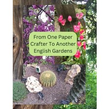 aklow akyoleticaret From One Paper Crafter To Another English Gardens: Paper Pad, Cut Out And Enjoy Book, Vibrant Photos, English Gardens, Create Pad