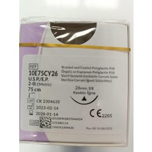 MSP Emilebilir Cerrahi Iplik 26 mm 3/8 Keskin