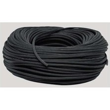 MSP Fitil 5 mm 100 Metre Siyah