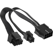 MSP 4695 Eps 12V Cpu Dişi To Atx 8+4 Pin Power Supply Çevirici Dönüştürücü Adaptör Kablosu