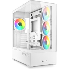 MSP Kasa Mıd Tower Psusuz 4xfan Ak6 Rgb Whıte