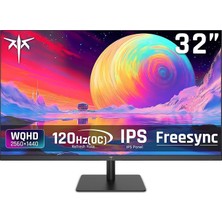 MSP H32T13 32” 5 Ms 100 Hz (Hdmı+Displayport) Amd Freesync 2k Qhd (2560X1440) IPS Panel Monitör