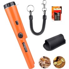 MSP Pointer Altın Metal Dedektörü Titreşimli Pinpointer Pil + Taşıma Çantası Hediye