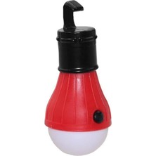 MSP Taşınabilir Pilli Outdoor Kamp Lambası - Kırmızı
