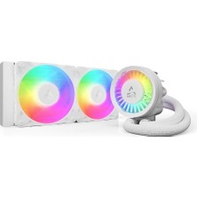 MSP Sıvı Dondurucu Iıı Pro 240 A-Rgb Beyaz Çok Soketli Hepsi Bir Arada Su Soğutma Cpu Soğutucu Lga 1851 ile Uyumlu