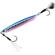 MSP Drag Metal Ss Blade 80GR PFA0621 Uv Blue Pink Sardine Suni Yem