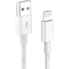 MSP 7 8 x Xs Xr 11 12 13 14 Pro/plus/max Hızlı Şarj Kablosu USB To Lightning Beyaz 1 mt