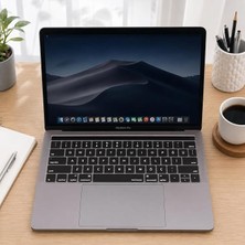 MSP MacBook Pro Türkçe Q Klavye Koruyucu Us Ansı Düz Enter Uyumlu Silikon Keyboard Cover 13-15 Inç A1706 A1989 A2159 A1707 A1990 | Amerikan Ingilizce Klavyeyi Türkçe Q’ya Çeviren Siyah