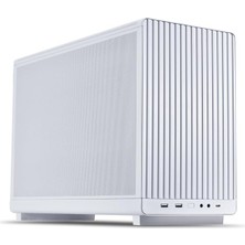 MSP Lı A3-Matx Minimalist Mesh Pc Kasası, 26.3l Mikro Form Faktörü, Çelik Hasır Paneller, 4 Yuvalı M-Atx/ıtx Desteği, 415MM Gpu Kapasitesi, 360MM Soğutucu ve 10X 120MM Fan Uyumluluğu - Beyaz