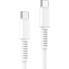 MSP Huawei Mate Ile Uyumlu 10 Pro 20 Lite Şarj Kablosu Type C 1metre 60W Nf Ys CA154 Beyaz