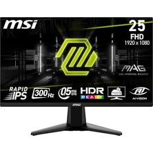 MSP 24.5 Mag 255XF, Gaming Monitör, Fhd, 16:9 Flat, Ips, 300HZ, 0.5ms (Gtg), Adaptive-Sync