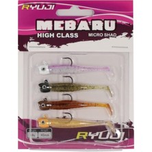 MSP Mebaru Micro Shad 65MM 3.8gr Natural Mix Silikon Yem