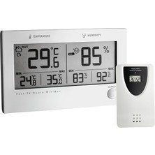 MSP TFA30.3049 Twin Plus Telsiz Termometre Nem Ölçer, Siyah