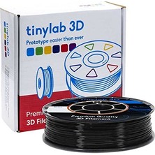 aklow akyoleticaret Tinylab 3D 1.75 mm 1000 G Siyah Pla Filament 190-220°C Baskı Sıcaklığı - Yüksek Kalite, Mükemmel Yapışma ve Pürüzsüz Yüzey, Çevre Dostu
