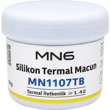 MSP MN1107TB Beyaz Termal Macun 100 Gr, 1.42 W/mk Çinko Oksit Bazlı Cpu Gpu Chipset LED Modül Güç Transistörü Elektronik Bakım Için Thermal Paste