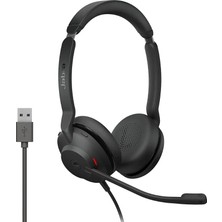 MSP Evolve2 30 Kulaklık Seti, Gürültü Önleyici Stereo Kulaklık, Microsoft Teams Sertifikalı, 2 Mikrofon Çağrı Teknolojisi, Usb-A Kablosu, Siyah