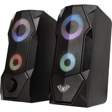 MSP N-301 10W Masaüstü Rgb Gaming Oyuncu Pc 1+1 Speaker Hoparlör
