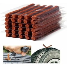 MSP 50 Adet Lastik Tamir Fitili Seti | Oto, Motosiklet, Bisiklet, Atv ve Traktör Için Tubeless Lastik Tamir Yama Fitili | Acil Lastik Patlak Onarım Kiti | Dayanıklı Kauçuk Tamir Fitili | 50 Parça