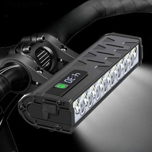 MSP Lümen 17 LED USB Şarjlı Bisiklet Farı 10000 Mah Su Geçirmez 17 LED Bisiklet ve Scooter Feneri