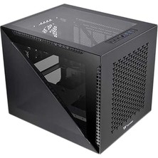 MSP Divider 200 Tg Air Black | Micro-Atx-Pc-Gövde | 2 x Sertleştirilmiş 3 mm Cam Yan Kısım | File Panel | Siyah