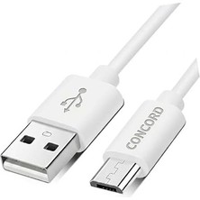 MSP C-321 2.1A 100CM Micro USB Data ve Şarj Kablosu - Beyaz