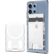 MSP Magsafe & Magnet Destekli Cüzdan Ultra Hybrid Mag Fit (3 Kartlık) Şeffaf - AFA09206 (Spigen Tr Garantili)
